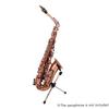 Xtahdge Foldable Saxophone Stand Portable Alto Saxophone Metal Floor Stand Holder Aluminum Alloy with Carrying Bag