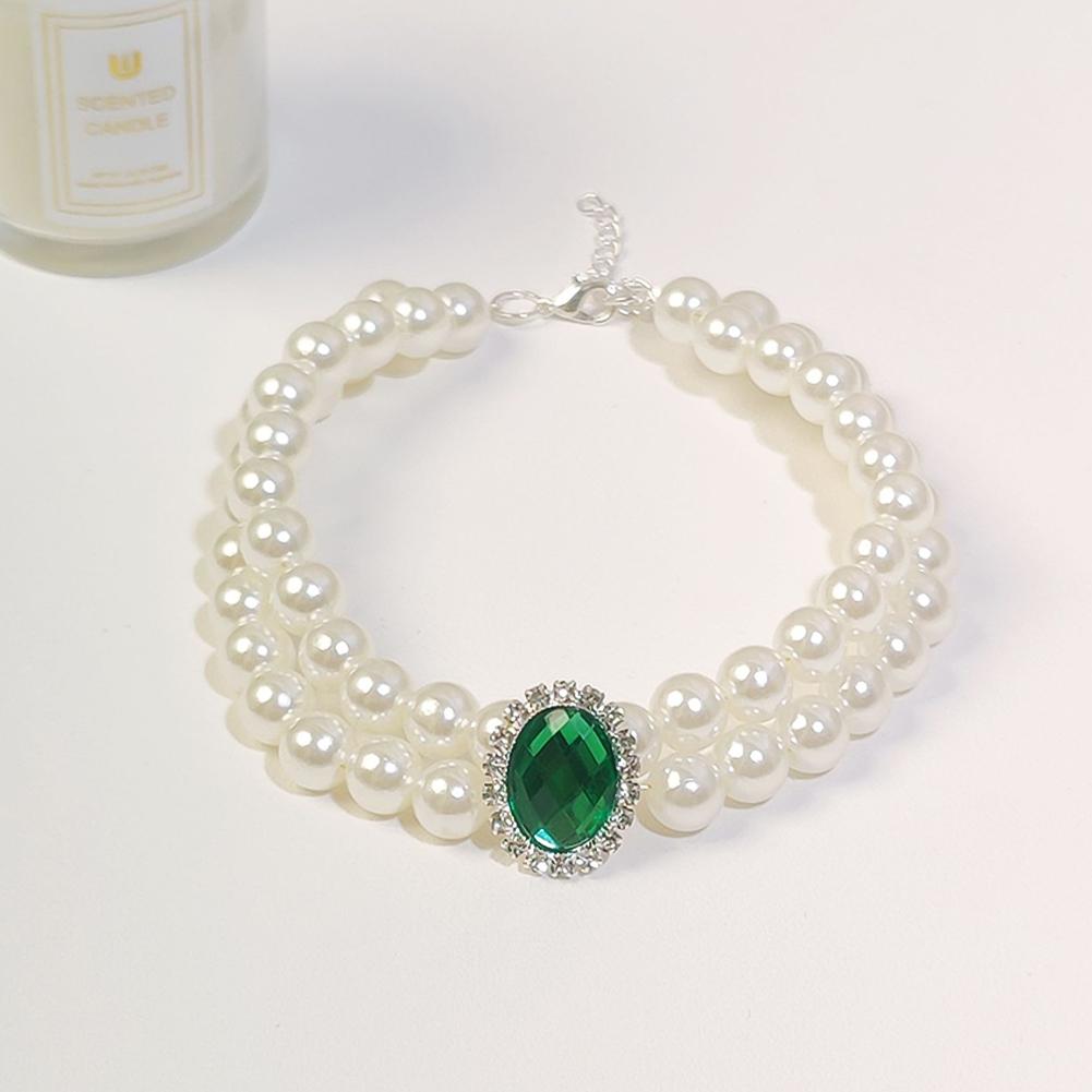 

Ошейник для питомца кошки в форме сердца эллипса, инкрустированный бриллиантами, блестящий кристальный ошейник, аксессуары со следами лап для котенка, ошейник для собаки, колье для кошки Emerald-S