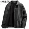Kaiser Men's Genuine Leather Motorcycle Jacket