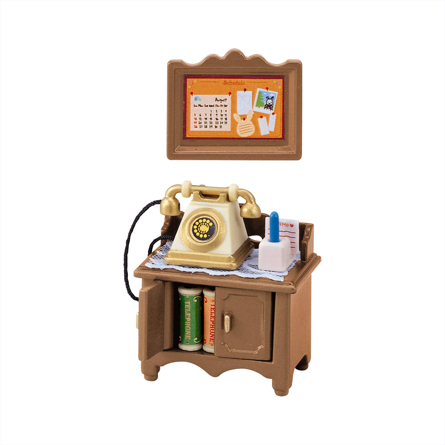

Sylvanian Families Furniture Telephone Stand Set C-501 ST Mark Certification 3 years older Toy Dollhouse EPOCH
