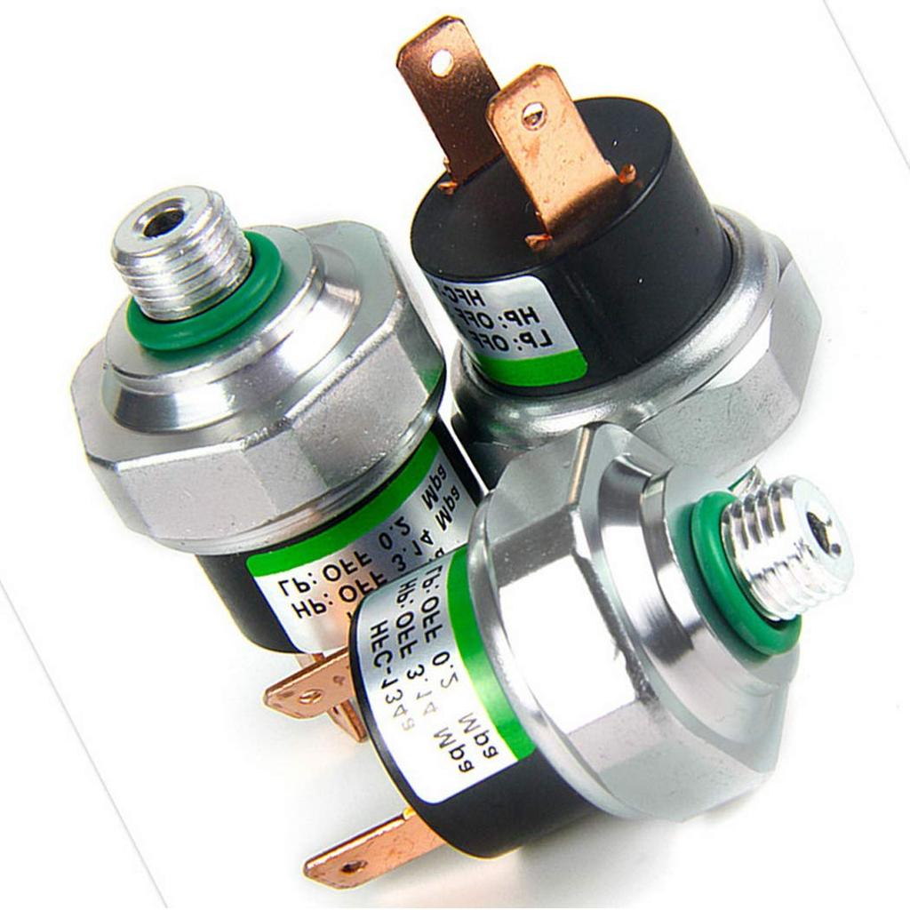 1pc R134A 9mm Universal Car Air Conditioner Air Conditioner High Low Pressure Valve Switch Sensor