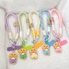 Cute Puppy Pendant Pendant Mobile Phone Lanyard Bold Anti-Drop Anti-Loss Clip Portable Rope Chain Braided Rope Idea