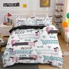 Dachshund Duvet Cover Set Cartoon Style Dachshunds King Size Bedding Set for Dog Lovers Kids Teens 2/3pcs Twin Comforter Cover