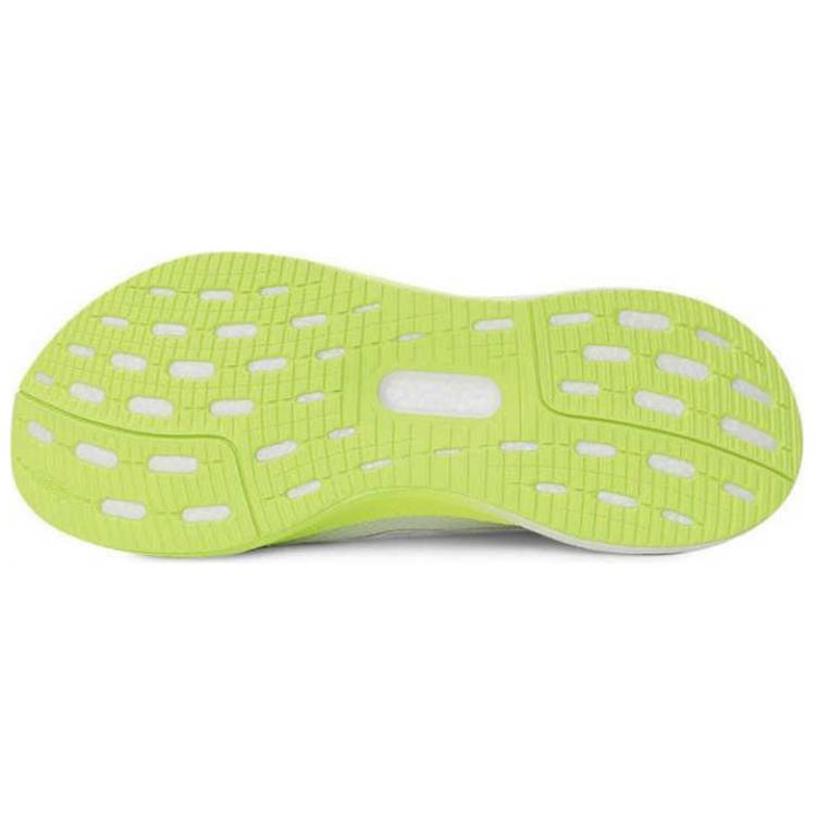 adidas Pureboost 5 Ammortizzazione Confortevole Versatile Antiscivolo Scarpe da Corsa Casual Basse Sneakers Unisex Bianco Giallo JQ6105