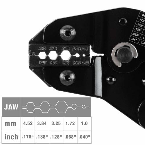 IWISS SN-03H BNC To SMA Coaxial Connector Crimping Tool for Fiber Optic Connectors, Ratchet Type
