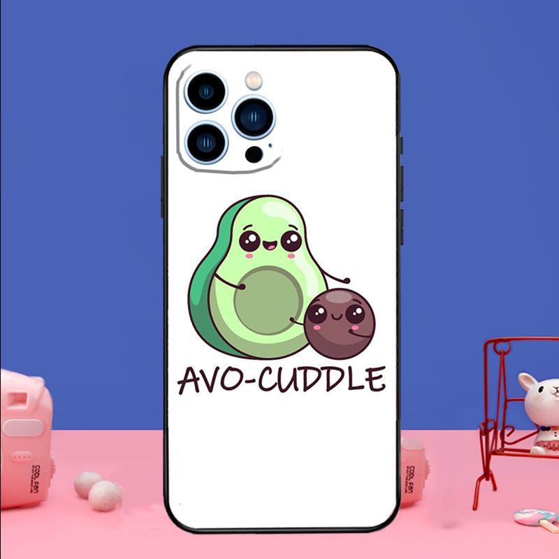 Hübsche Avocado-Handyhülle für iPhone 17 16 15 13 11 12 14 Pro Max mini 15 16 Plus 16e 17 Air Stoßfänger Abdeckung