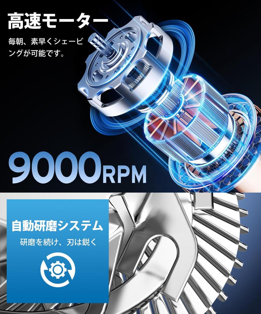 Electric Shaver New Release Rotary Shaver for Close 3D Floating Wet Dry Nose Hair Trimmer Gentle On Low Fast Ideal for Business and Car Suitable for