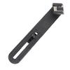 Aluminum Alloy External Flash Dual Head Crossbar Bracket Photographic Equipment Accessory
