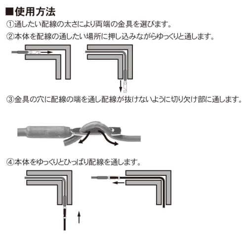 STRAIGHT Wire Pass-Through, 2m, 19-467