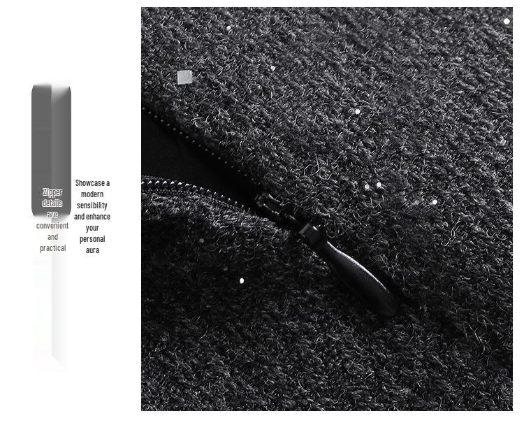 Gonna A-line in Tweed con Paillettes a Vita Alta Autunno/Inverno 2025