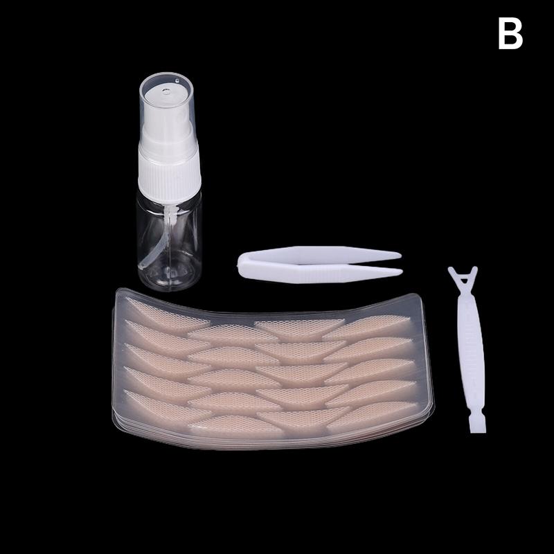 10 Blätter Unsichtbares Augenlifting Aufkleber Doppellid Lift Klebeband Aufkleber Augenlid-Pflaster Schönheitswerkzeug Wasser aufsprühen Sofortkleber