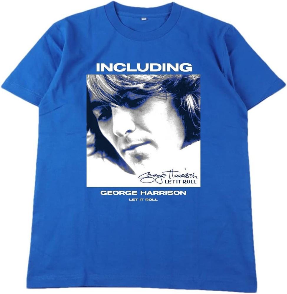 Let It Roll Songs Poster George Harrison Shirt Unisex Concert S-5XL LO501 Unisex T-Shirt XXXXL