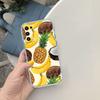 PP36 Fruit Banana pineapple Soft Shell Transparent Phone Case for Samsung Galaxy A04 A04S A14 A23 A34 A54 M23 M33 M52 M53