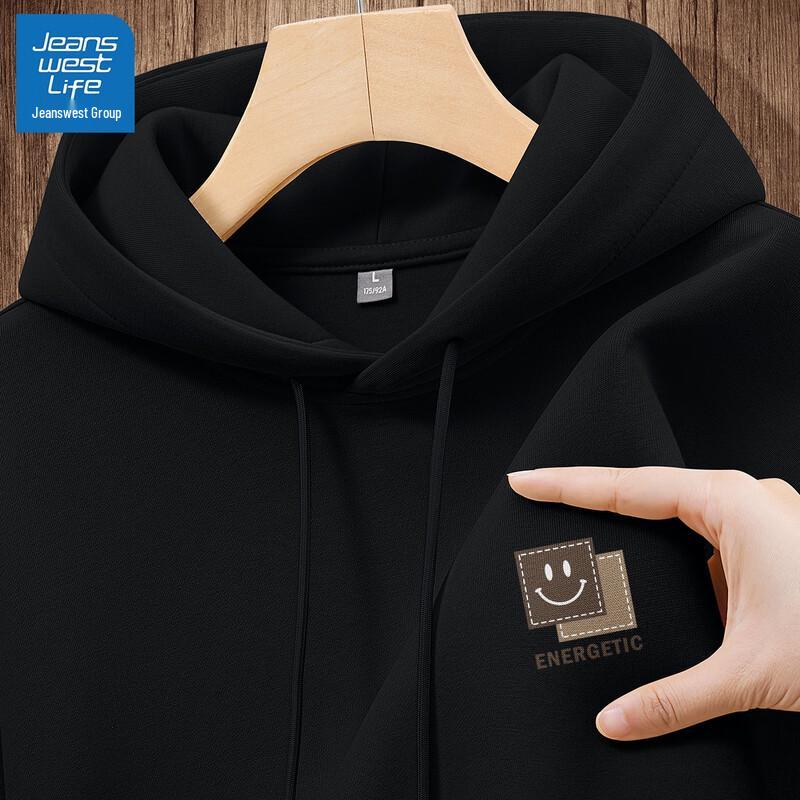 

Jeanswest Life Men s Vibrant Smile K Graphic Hooded Sweatshirt L