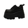Thick-soled, Small Leather Shoes Women's Thick Heels Height-increasing Comfortable and Versatile Single Shoes