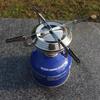 Windproof Outdoor Camping Gas Stove Portable Foldable Backpack Electronic Stove Head for Cooking Picnic Hiking Mountaineering Equipment
