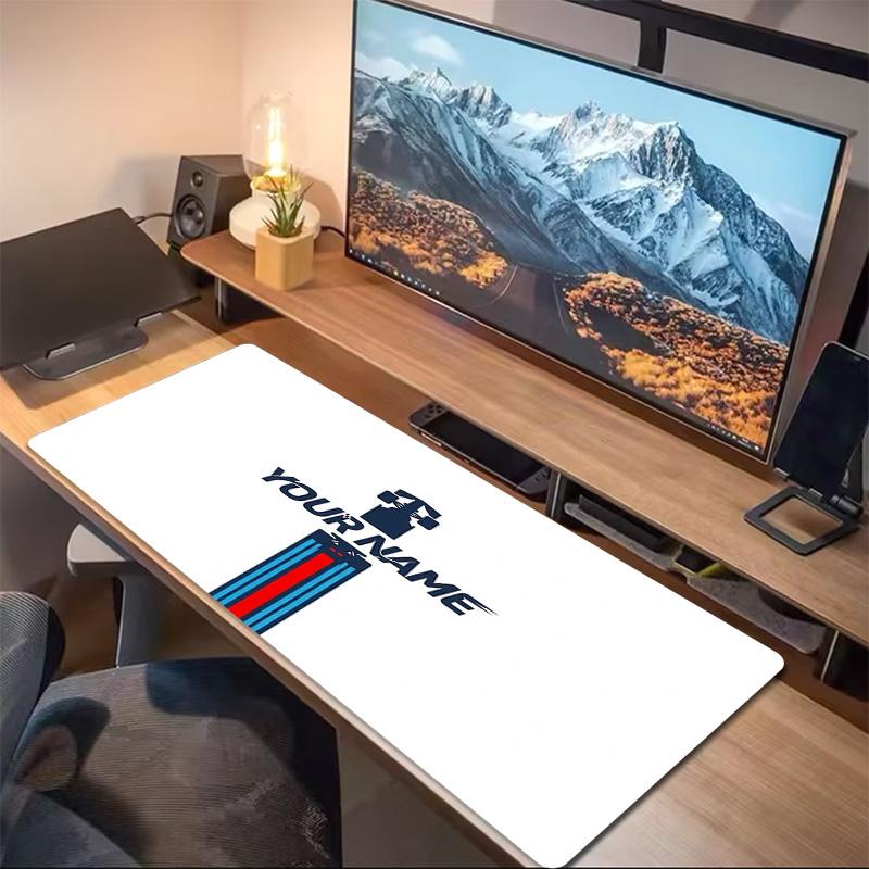 Martini Custom Name Large Size Mouse Pad Large Gaming Table Cushion Nonslip Laptop Tablet Big Mousepad Xxl Mat Mini Pc Playmat With Lock Edge Custom N