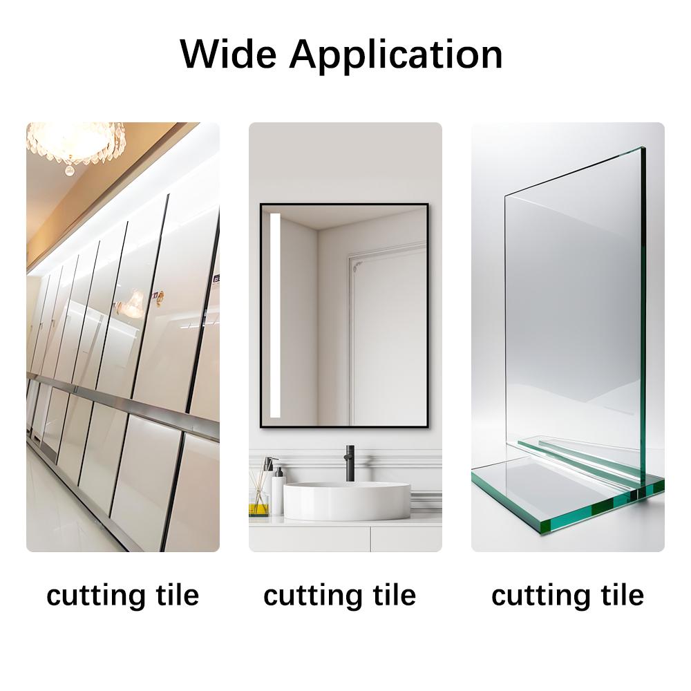 Glass Tile Opening ToolOil Filled Type Aluminium Alloy For 3-15mm Thickness Universal Adjustable 2 In 1 Tile Opening Cutting Device
