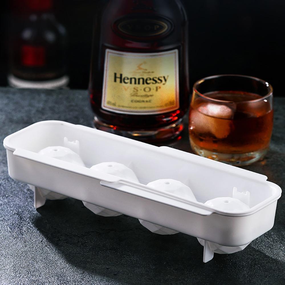 

Plastic Ice Cube Tray with Lid Ice Ball Tray DIY Ice Cube Mold Freezing