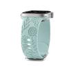 Floral Engraved Band for Apple Watch 41/40/38/44/45/49mm Dandelion Flower Pattern Silicone Strap for iWatch 8/7/6/5/4/3/2/1/SE