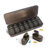 7 Days Pill Organizer Medicine Box Daily 1 Times Vitamins Drugs Travel Portable Pills Storage Box Moisture-proof Medicine Box
