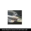 4PCS Carbon Fiber Style Door Handle Cover Trim For Genesis G70 Car-Styling Exterior Parts Accessories LHD