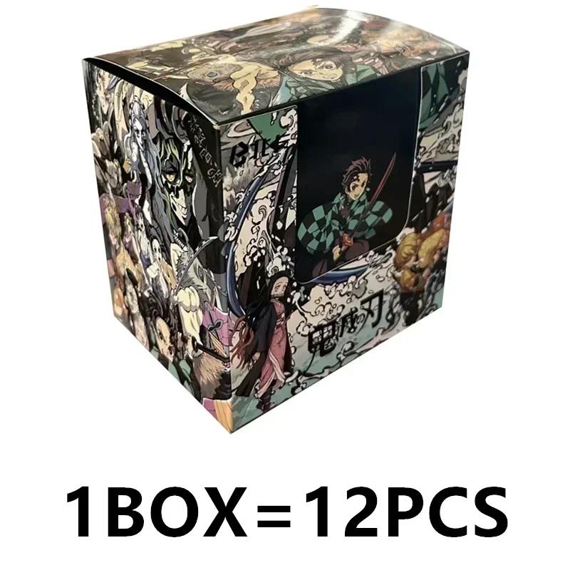 Genuine : Kimetsu No Yaiba Trading Card Kamado Tanjirou Kamado Nezuko Anime Collection Card Board Game Toy Gift