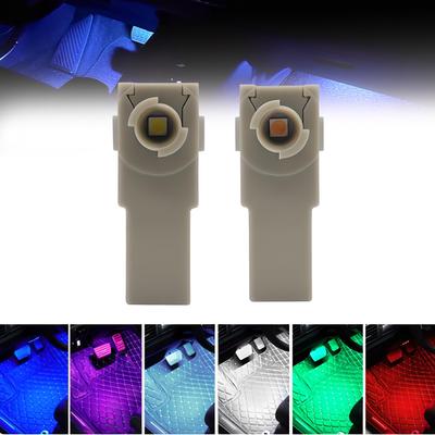 Toyota için LED Araba Işığı Ayak Lambası Çok Renkli [2'li Paket] (mavi)