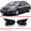 For Honda CIVIC 2012-2015 Car Rearview Side Mirror Cover Wing Cap Exterior Sticker Rear View Case Trim Carbon Fiber Style