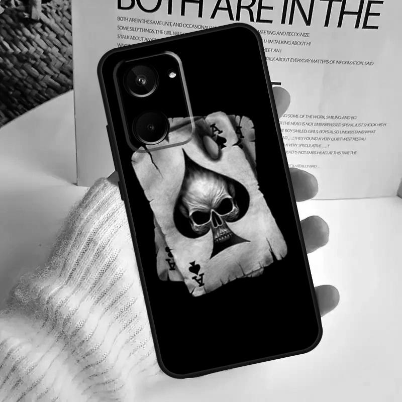 Poker Playing Card For Realme GT6 GT7 15 Pro 10 11 12 13 14 Pro Plus C55 C71 C75 C67 C63 C61 C53 C35 C65 Case