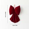 New Year Christmas Ornament Hanging Bow Pendants Xmas Tree Christmas Tree Decorations