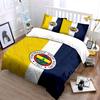 Set Biancheria da Letto Logo Fenerbahçe Copripiumino Federe (1 * Copripiumino 2 * Federe, senza piumino)