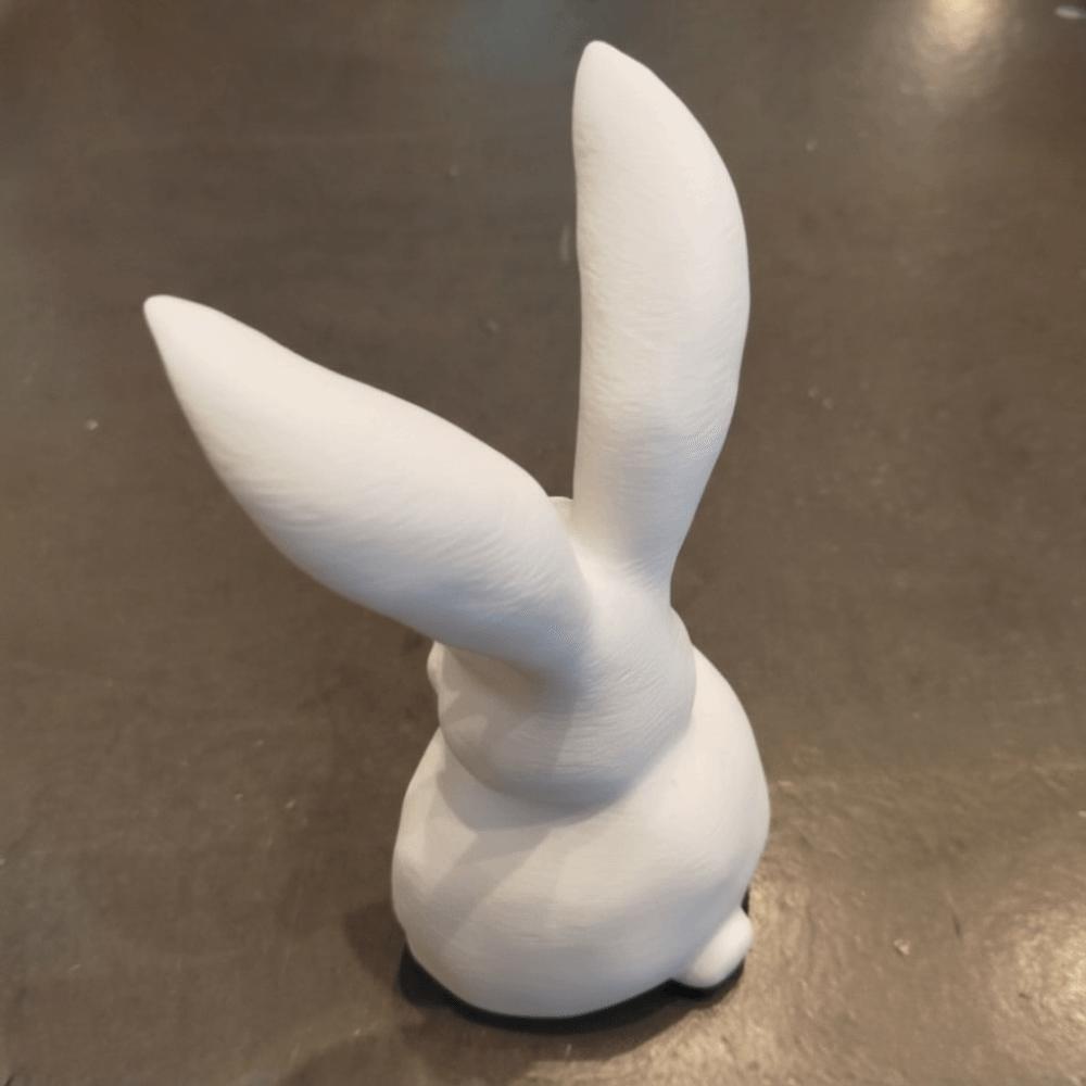 3D Printed Rabbit Figurine Modern Minimalist Easter Rabbit Bust Easter Decorations Home Decor