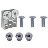 DIY Speakers Open Reel Tape Screws Metal Material Male And Female Screws