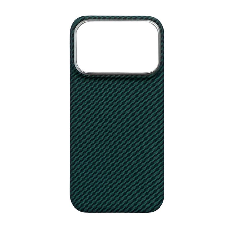 iPhone 17 Pro Kevlar Aramid Fiber Magnetic Case - Fingerprint Resistant
