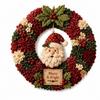 3D Stoff-Steckkranz Bastelset für festliche Feiertagsdekoration mit vorgeschnittenen floralen Materialien
