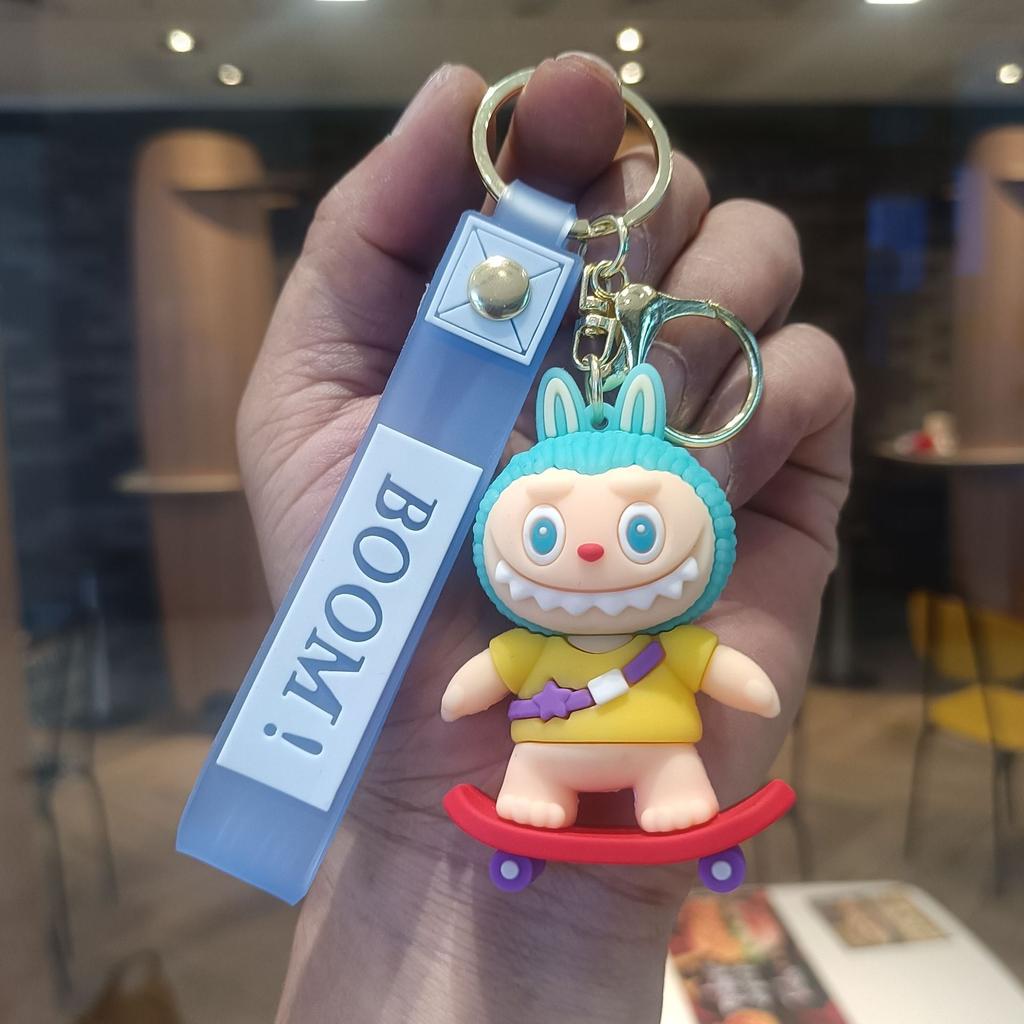 Buck Tooth Sheep Keychain Cute Cartoon Doll Schoolbag Pendant Car Key Chain Gift