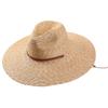 RH Cappello Panama Jazz a Tesa Larga in Paglia da Donna Estate con Cinturino in Pelle Antivento a Campo Largo Fedora di Grano Naturale Cappelli di Paglia da Spiaggia