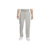 Solid Color Lace-Up Open-Cuff Casual Knit Sports Pants Men Bottoms Gray FQ4333-063