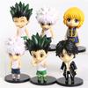 Set of 6 Figurines Hunter X Hunter Freecss Zoldyck Kurapika Lucilfer 10 Cm