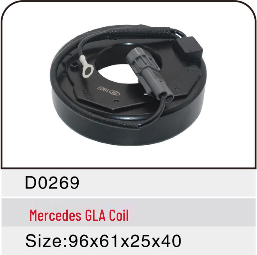 Mercedes-Benz GLA A/C Compressor Electromagnetic Clutch, Single Wire Coil (96x61x25x40)