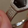 Anello Occhiali da Sci Strass Lucidi Anello da Dito Anello a Tema Sport Invernali 3D Accessorio Gioiello per Cappotto Invernale Regalo per Appassionato di Sci