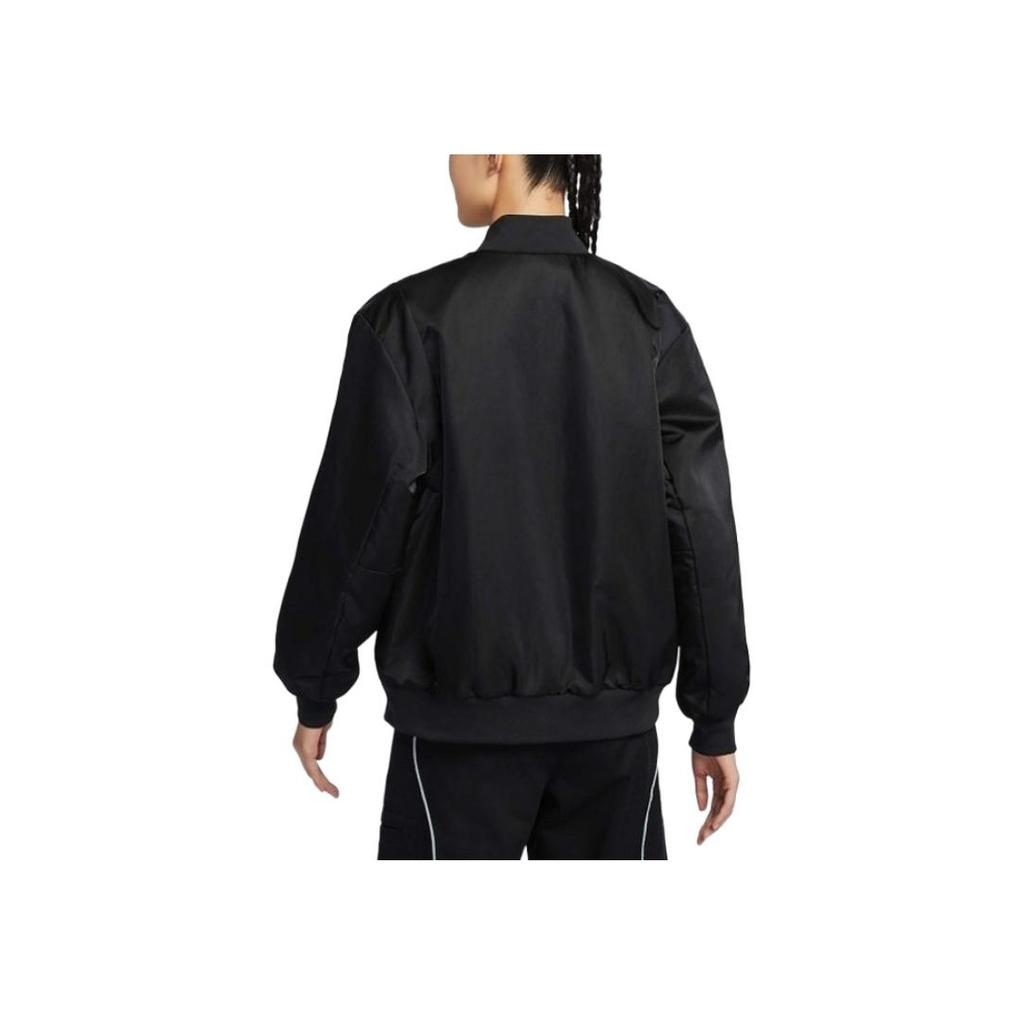 Nike Sports Casual Woven Single-Breasted Jacket Women Jackets Black HJ0972010