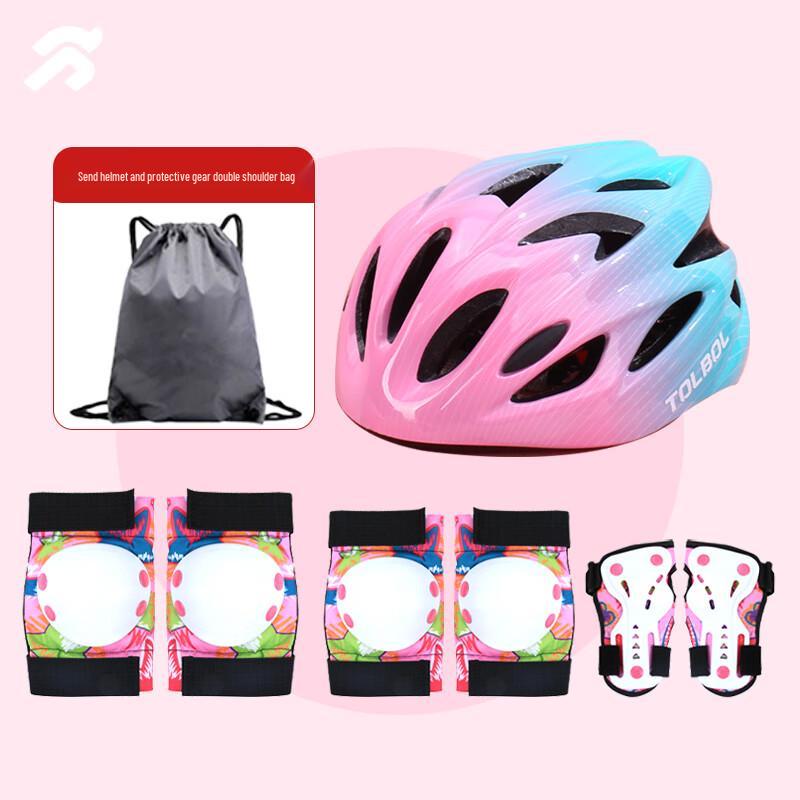 Kids' Multi-Sport Helmet & Protective Gear Set