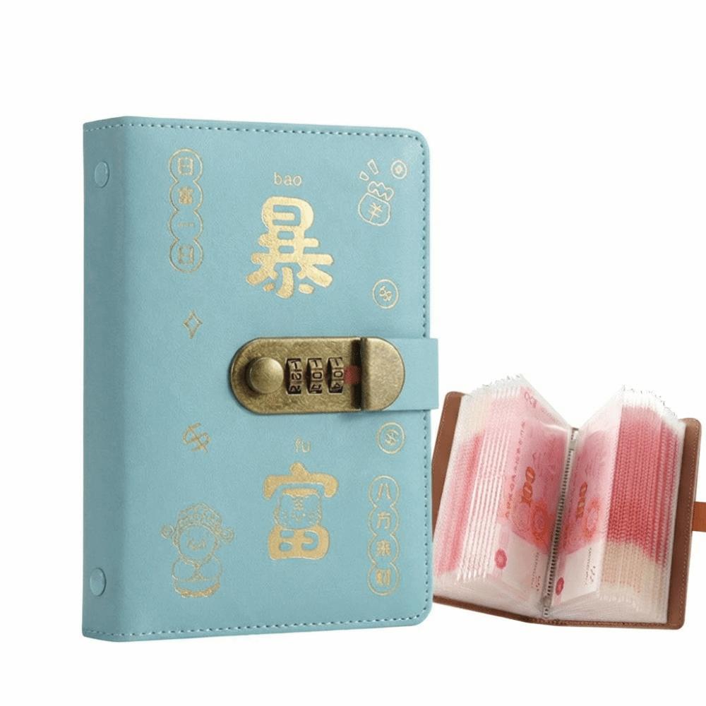 With Password Lock Money Collection Book Save Money Savings Challenges Book  Couples