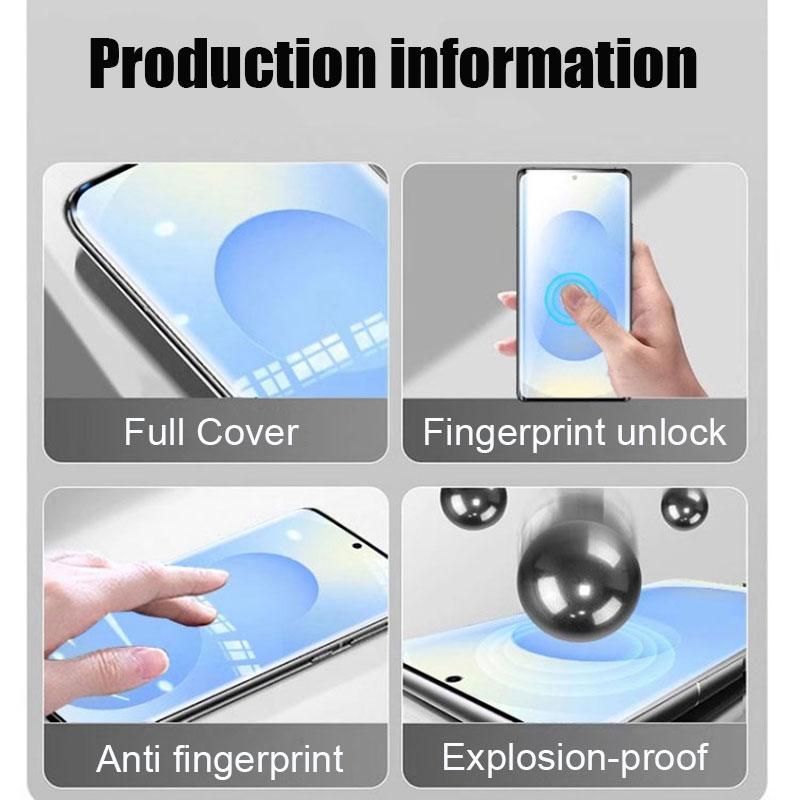 3PCS Full Cover Tempered Glass For Samsung Galaxy S25 S24 Ultra S25 Edge Screen Protector For Samsung S23 S22 Plus S21 Fe Glass