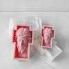 Stampo in Silicone Statua Croci 3D Scultura Busto Unico Stampo Candela Stampo Resina Gesso Ornamento Regalo Fatto a Mano per Artigianato