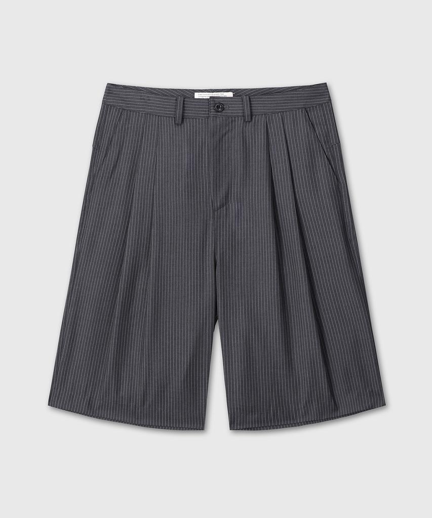 Daibeuin Stripe Half Trousers (Gray)