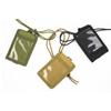 New Nylon Lanyard Card Holder With Pen Slot Water Resistant Hook Loop Patch Holder Portable Outdoor Travel Pouch Travel Use