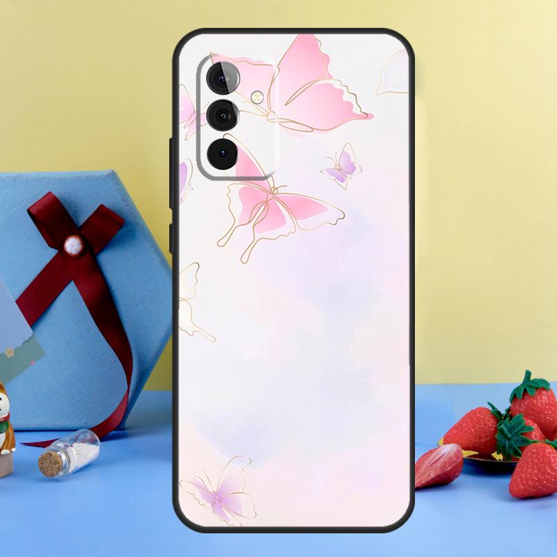 Cute Butterfly Case For Samsung Galaxy A13 A33 A53 A16 A17 A54 A34 A14 A15 A35 A55 A52 A12 A32 A26 A36 A56